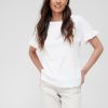 Tops & T-Shirts * | V By Very Frill Sleeve T-Shirt White