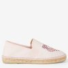 Flip Flops & Sandals * | Kenzo Tiger Elastic Espadrilles Pink