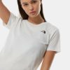 Tops & T-Shirts * | The North Face Short Sleeve Simple Dome Tee White