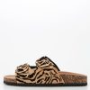 Shoes & Boots * | V By Very Wide Fit Buckle Footbed Sandal Animal