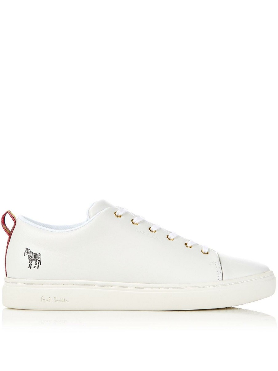 Trainers * | Ps Paul Smith Zebra Logo Low Trainers White