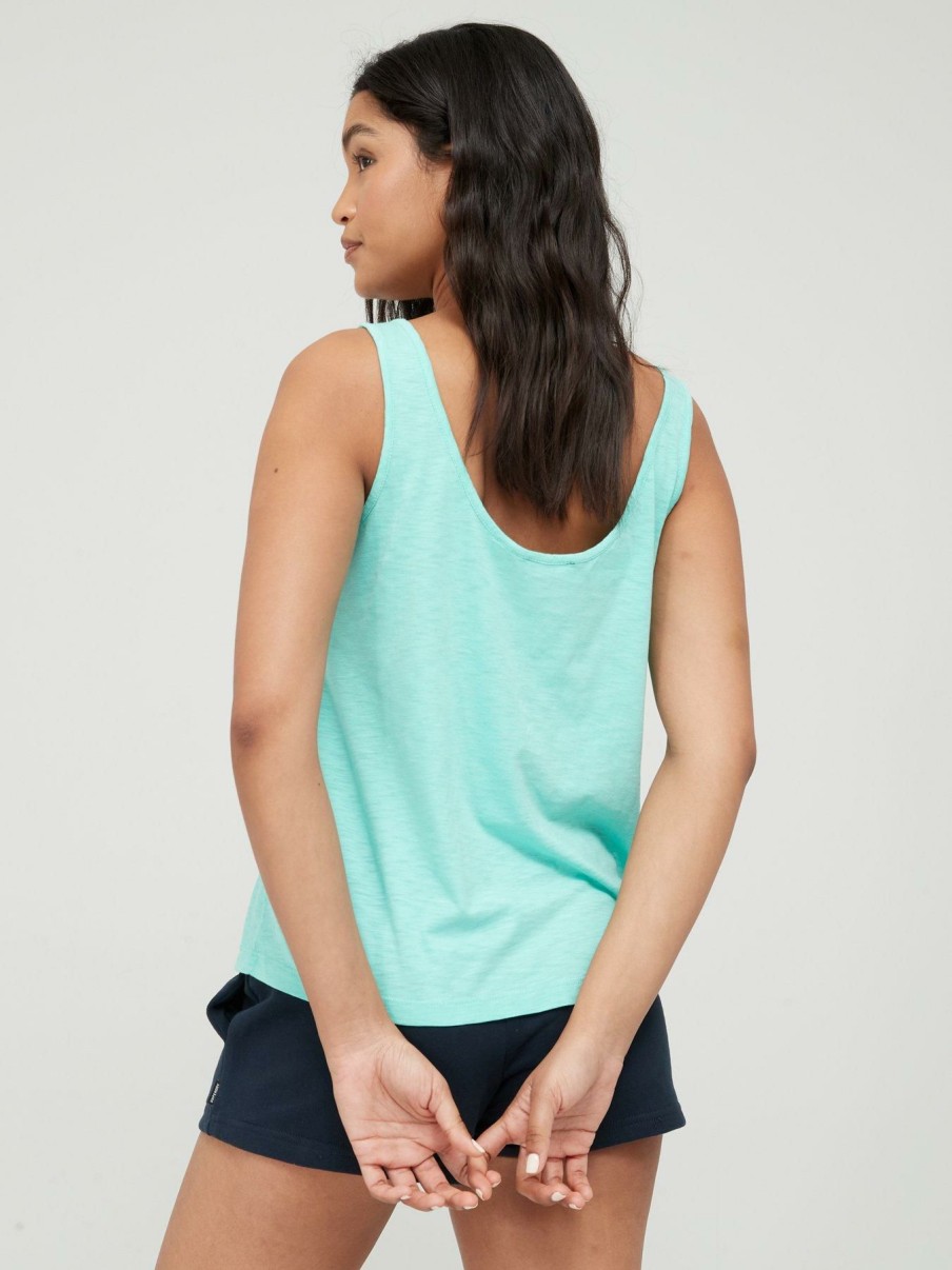 Tops & T-Shirts * | Superdry Studios Pocket Tank Top Green