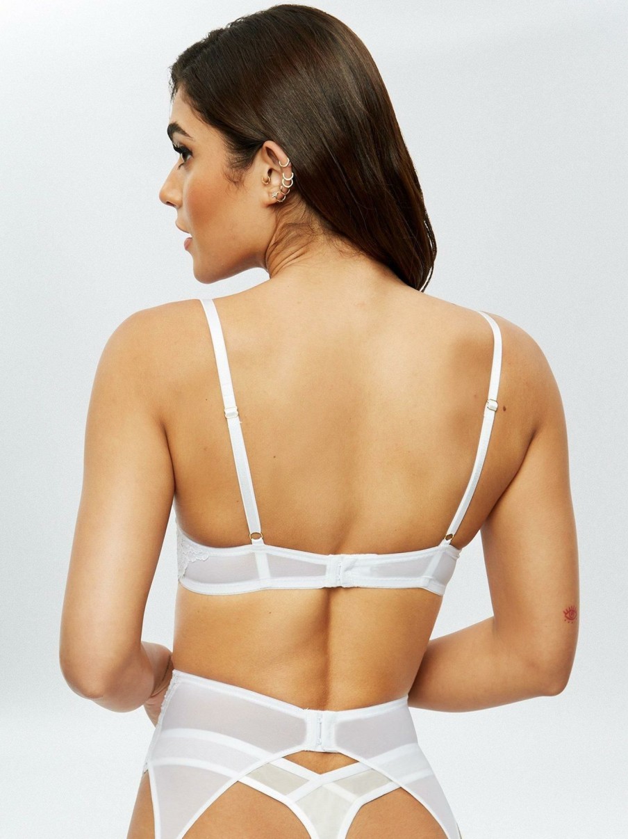 Lingerie * | Ann Summers Bras The Icon Padded Plunge White