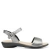 Shoes & Boots * | Hotter Tropic Wide Fit Sandals Silver