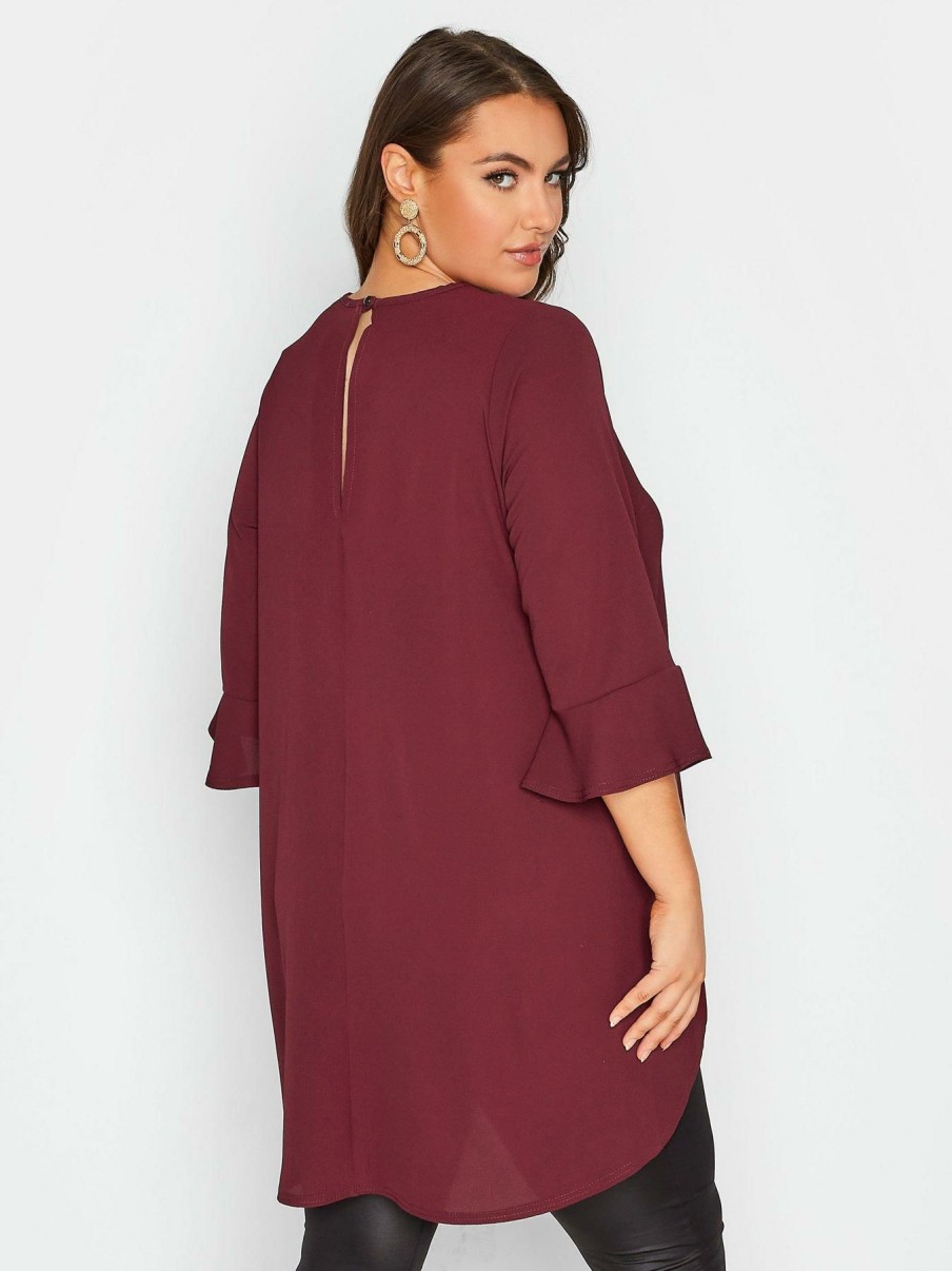 Tops & T-Shirts * | Yours Yours Flute Sleeve Tunic