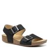 Shoes & Boots * | Hotter Tourist Il Flat Sandals Black