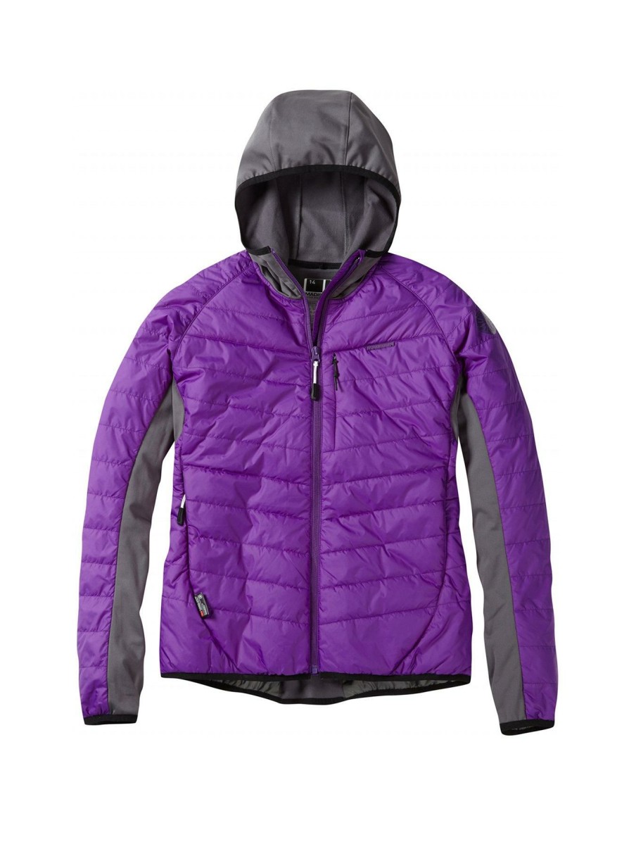 Sportswear * | Madison Dte Women'S Hybrid Cycling Jacket Imperial Purple