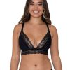 Lingerie * | Curvy Kate Reversible Bralette Black Pink