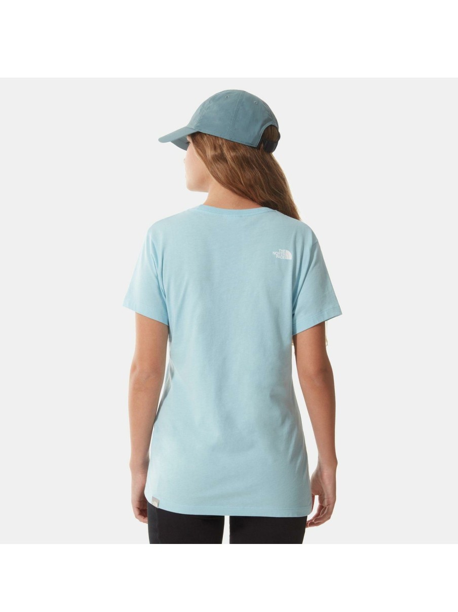 Tops & T-Shirts * | The North Face Short Sleeve Easy T-Shirt Blue