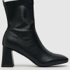 Shoes & Boots * | Schuh Bella Flared Heel Stretch Boot