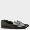 Shoes & Boots * | Long Tall Sally Metal Trim Loafer Black